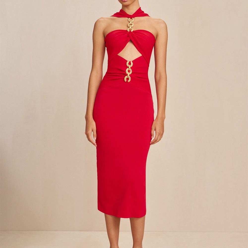 Cult Gaia Cristos Dress – Red, Size XS